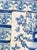 18th Century Portuguese Baroque Blue & White Floral Urn Tile Panel For Sale - Image 4 of 16