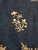 Art Deco Classic Navy Background Color With Floral-Medallion Pattern Antique Chinese Peking Rug For Sale - Image 3 of 4