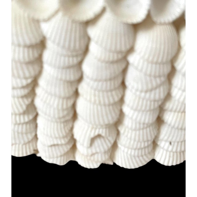 Shell Nautical Round Trinket Decorative Box Large With Lid. 10” Philippines For Sale - Image 10 of 10