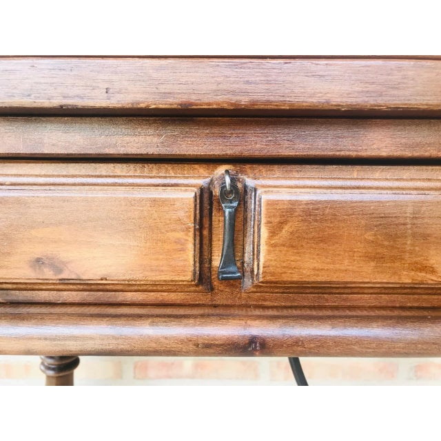Wood Antique Spanish Console Table For Sale - Image 7 of 18
