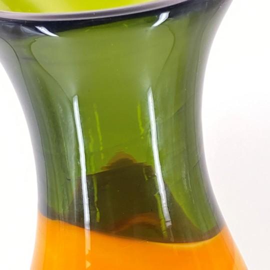 Arte Murano Icet Tall 12¾” Statement Vase (Vintage 1960s, Venezuela) Mid-Century Modern Art Glass For Sale - Image 14 of 18