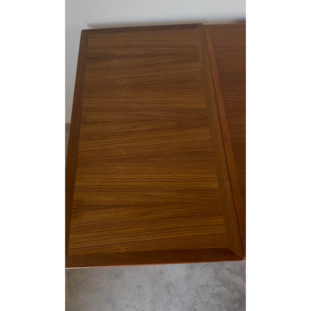 1960s Danish Modern Teak Extending Dining Table by Am Ansager Møbler For Sale - Image 12 of 12