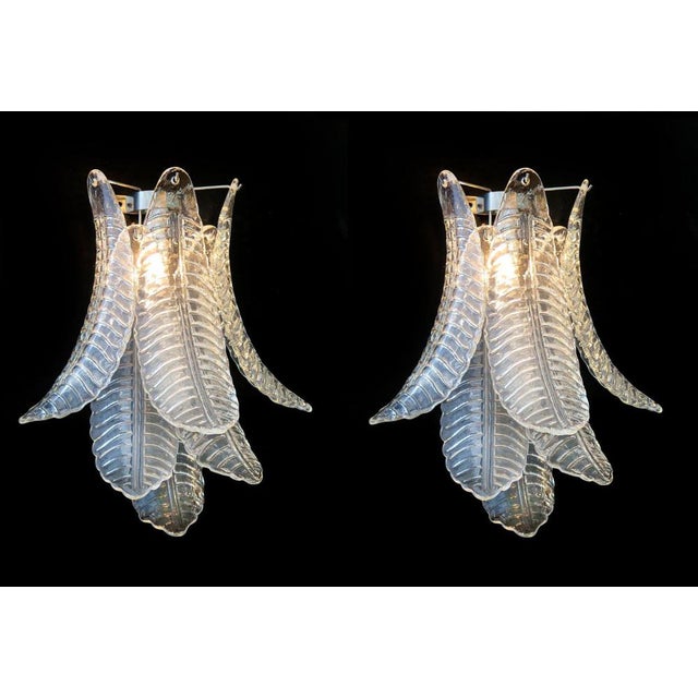 1990s Mid-Century Italian Murano Glass Sconces, 1990s, Set of 4 For Sale - Image 5 of 7