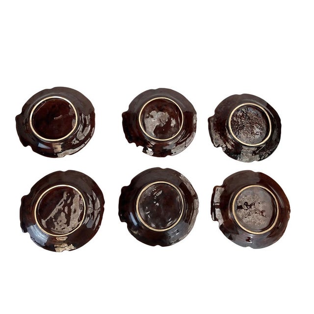 Fish Plates and Serving Dish from Vallauris, Set of 7 For Sale - Image 9 of 10