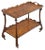 Vintage Hand Carved Walnut Bar Cart, 1920s For Sale