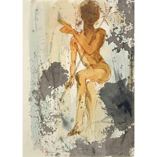 Salvador Dalí, Nude The Great Day of the Lord, 1964, Lithograph For Sale