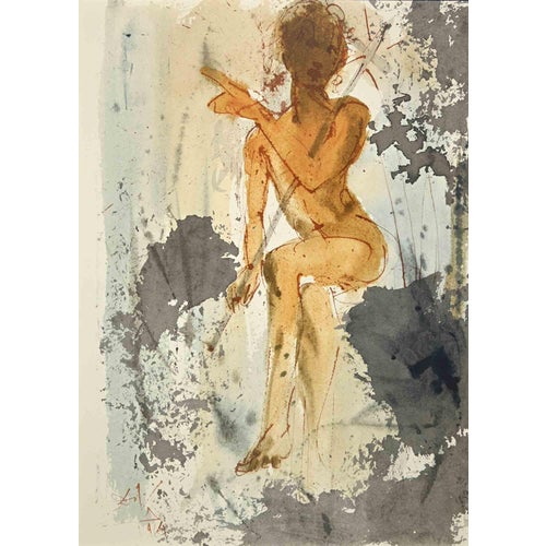 Salvador Dalí, Nude The Great Day of the Lord, 1964, Lithograph For Sale