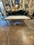 Vintage Italian Gilded Iron and Travertine Coffee Table For Sale In Dallas - Image 6 of 9