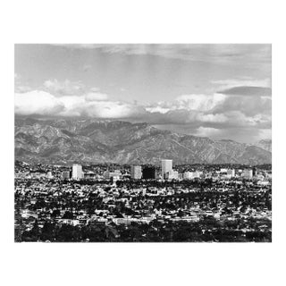 1973 Los Angeles Skyline and Hollywood Sign Photograph by Don Ware For Sale