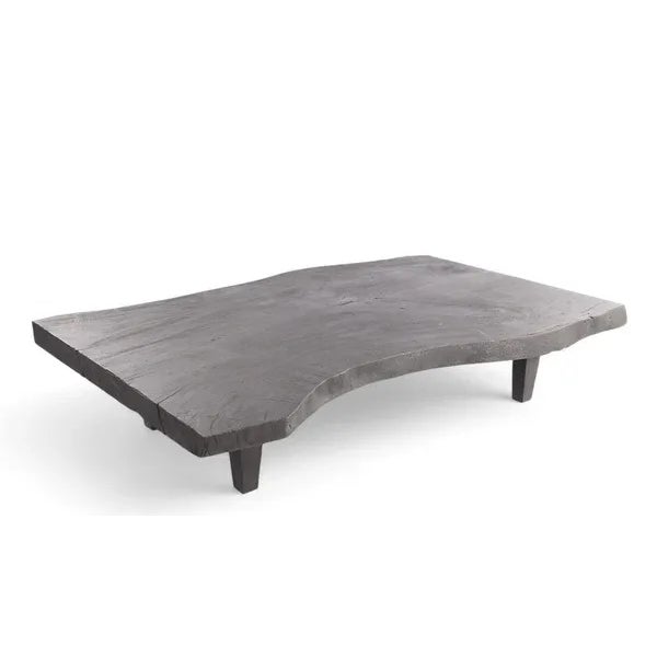 Contemporary One Slab Living Edge 78 Inch Long Coffee Table For Sale - Image 3 of 11