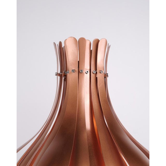 Onion Copper Table Lamp by Verner Panton, 1970s For Sale - Image 3 of 10