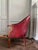 American Antique Burgundy Leather Tub Chair For Sale - Image 3 of 7