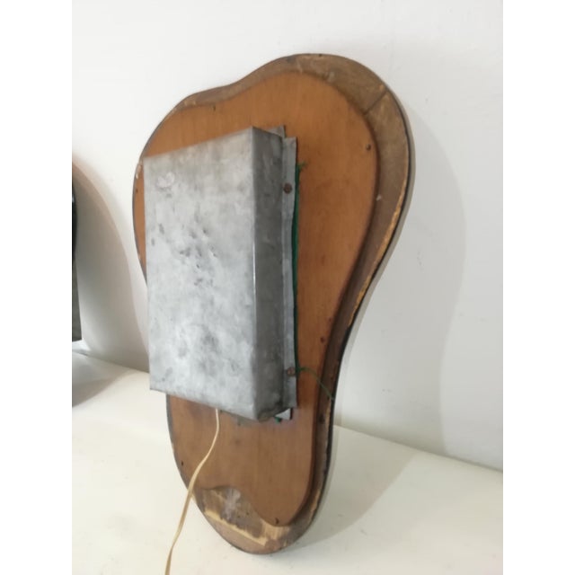 Decorated and Backlit Mirrors by Gio Ponti, Italy, 1930s, Set of 2 For Sale - Image 12 of 15