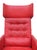 Red Leatherette Swivel Armchair, 1970s For Sale - Image 10 of 14