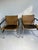 Metal Pair Charles Pollock 657 Sling Chairs, Knoll Associates 1960s, Original Labels For Sale - Image 7 of 9