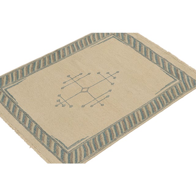 This contemporary 3x4 Persian kilim is an exciting new addition to Rug & Kilim’s flat weave designs. Handwoven in wool,...