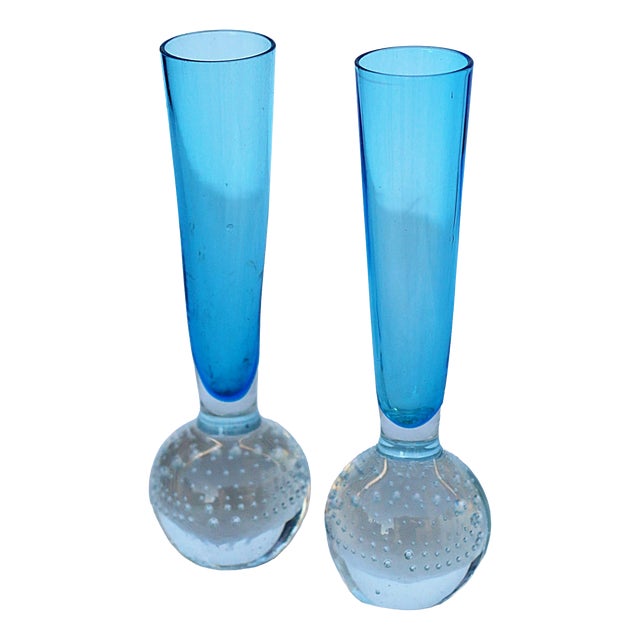 Small Bud Vases, 1950s, Set of 2 For Sale