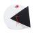 White 1980's Geometric Wall Clock For Sale - Image 8 of 8