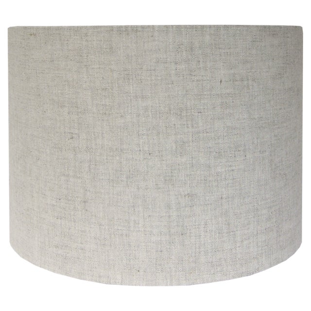 Natural Linen Drum Lamp Shade Chairish