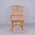 Mid-Century Italian French Riviera Curved Rattan and Bamboo Rocking Chair, 1970s For Sale - Image 14 of 18