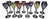 Saint-Louis Chantilly Pattern Glasses from Saint Louis, 1970s, Set of 12 For Sale