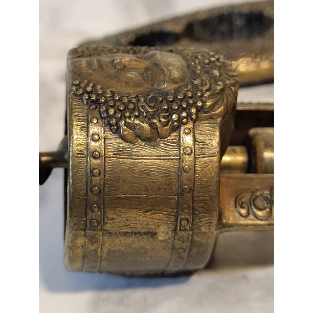 Vintage Brass Wine Bottle Opener Nut Cracker For Sale - Image 11 of 12
