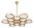 21st Century Honeycomb Murano Chandelier by Fabio LTD For Sale