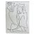 Post-Modern Figurative Drawing by Erik Sulander in Ink on Paper, Signed, Framed. For Sale