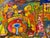 One-of- A-Kind Abstract Painting on Canvas by Serg Graff "Donut" Framed, Coa For Sale - Image 12 of 12