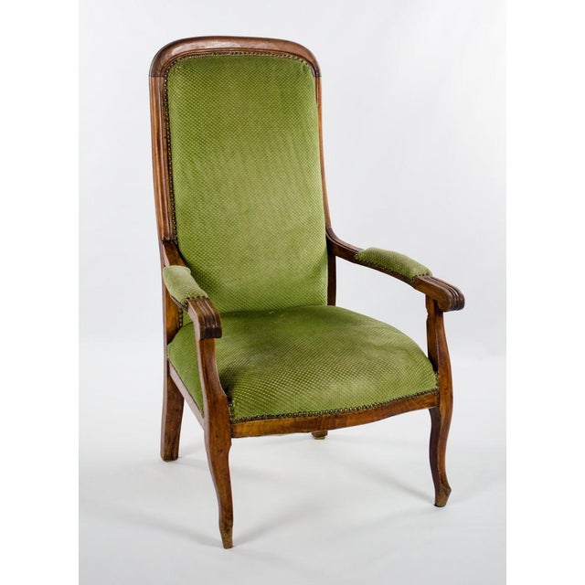 Transitional Queen Anne Style Accent Chair Chairish