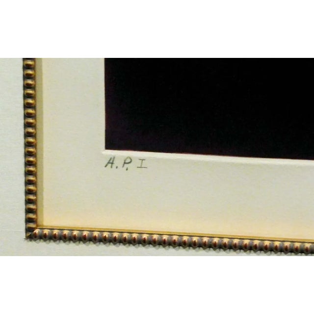 Impressionist g.h Rothe "Shelter" Artwork Tree Framed Hand Signed Limited Edition Paper For Sale - Image 3 of 7