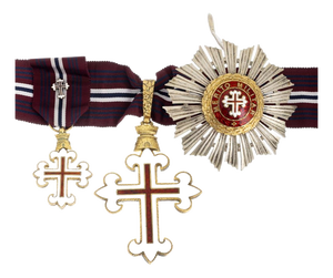 1st Century Military Plaque and Crosses of the Order of Military Merit, Set of 3