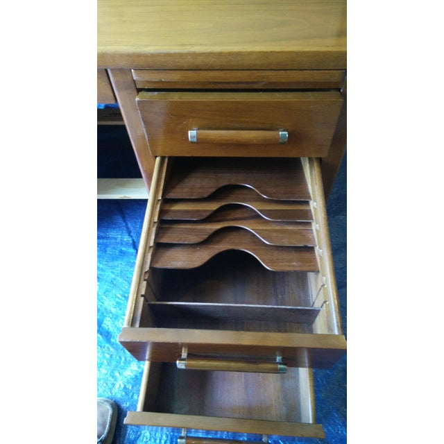 Executive Desk With Typewriter Shelf Chairish