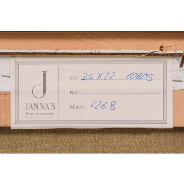 Vibrant Market Scene, 2014, Oil on Canvas, Framed For Sale - Image 10 of 12