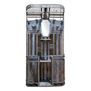 Art Deco Iron Coat Rack For Sale