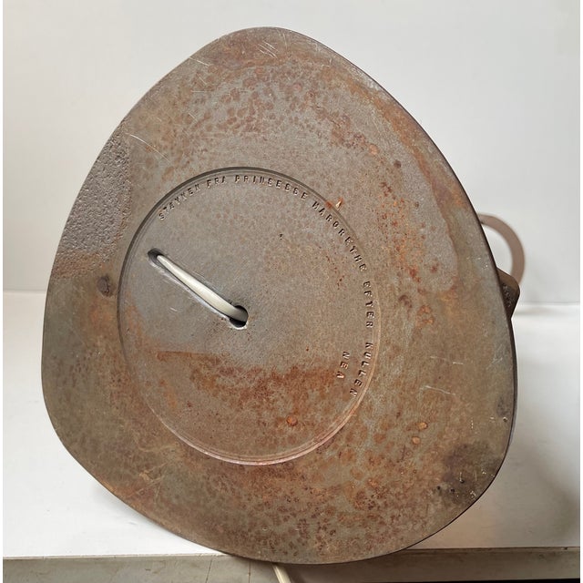 Brutalist Vintage Brutalist Steel Table Lamp, 1970s For Sale - Image 3 of 12