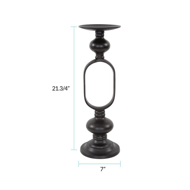 Zara Open Pillar Holder- Tall For Sale - Image 9 of 10