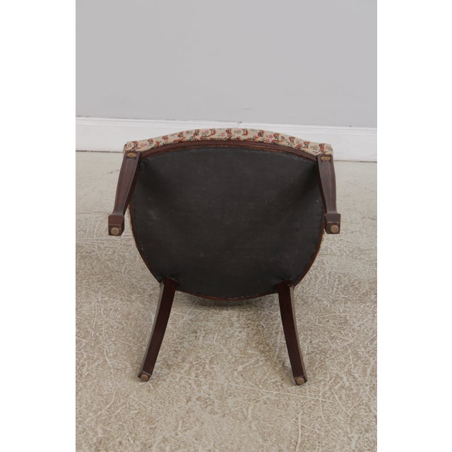 Set of 8 Spiral Back Adams Style Dining Room Chairs For Sale - Image 18 of 18