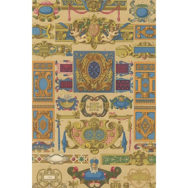 Paper Renaissance Decorative Cartouches and Motifs, 1869, Paper For Sale - Image 7 of 10