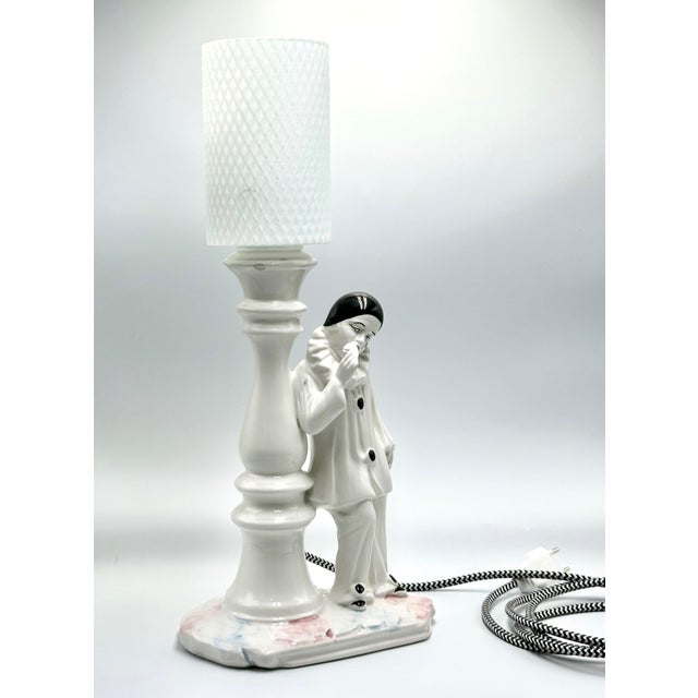 1960s Vintage Ceramic Perriot Table Lamp, 1960s For Sale - Image 5 of 14