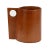 Transitional Leather Vase, Small For Sale - Image 3 of 5