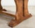 French Provincial Oak Country Farmhouse Trestle Dining Table For Sale - Image 14 of 18