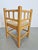 Vintage Dutch Art Deco Style Corner Chair in Oak and Rush, 1950s, Set of 2 For Sale - Image 10 of 13