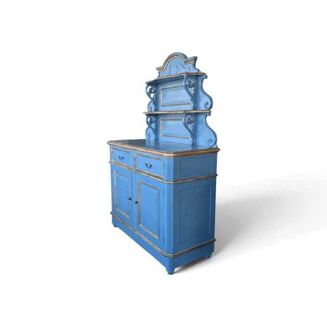 This elegant mahogany sideboard has undergone a complete restoration, enhancing its original beauty. The frame has been...