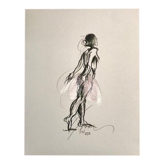 Contemporary Francine Turk Joffrey Ballet Signed and Numbered Print With Original Pastels For Sale
