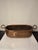 Rustic European Vintage Elongated Copper and Brass Cache Pot For Sale - Image 3 of 9