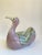Fantastic hand painted Chinese export style porcelain goose. Most likely from the late 19th century. Each feather is...