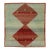 5x5 Modern Hand-Knotted Gabbeh Rug - Tribal Animal & Diamond Motif - Sky Blue For Sale