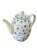 Vintage Arzberg Porcelain Teapot – Form 1382 Blaublüten (Blue Blossom) – Designed by Dr. Hermann Gretsch – German Mid-...