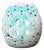 Vintage Patinated Ceramic Low Stool For Sale